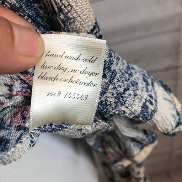 Anthro BirdCage Floral Print PaisleyPeasant Blouse - Picture 8 of 8